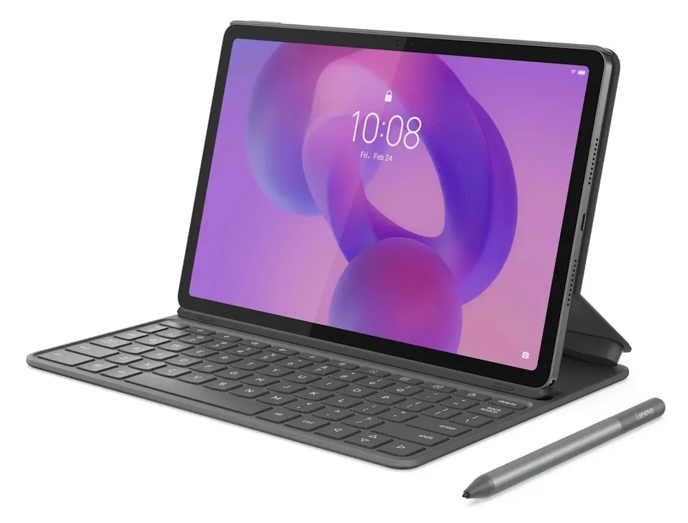 Lenovo Tab K11 Gen 2 ZAFS - Tablet - Android 15 nebo novější - 128 GB UFS card - 11" IPS (2560 x 1600) - zdířka microSD - luna šedá - Lenovo TopSeller - s Lenovo Folio klávesnice + Tab Pen