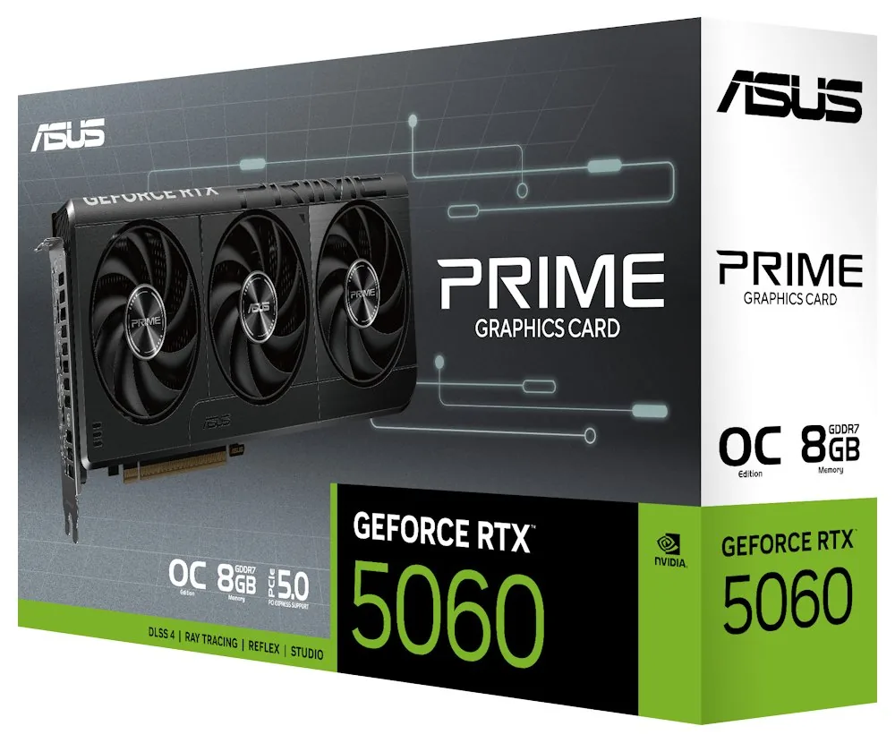 ASUS PRIME RTX 5060/Gaming/OC/8GB/GDDR7