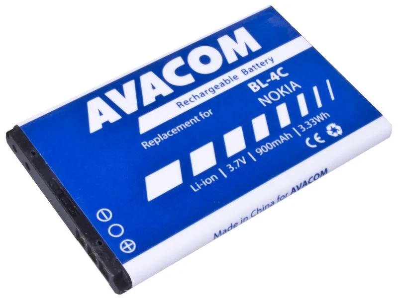 AVACOM baterie do mobilu Nokia 6300 Li-Ion 3,7V 900mAh (náhrada BL-4C)