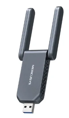 Mercusys MA37BEH V1 - Síťový adaptér - USB 3.0 - Wi-Fi 7, Wi-Fi 6, Wi-Fi 5