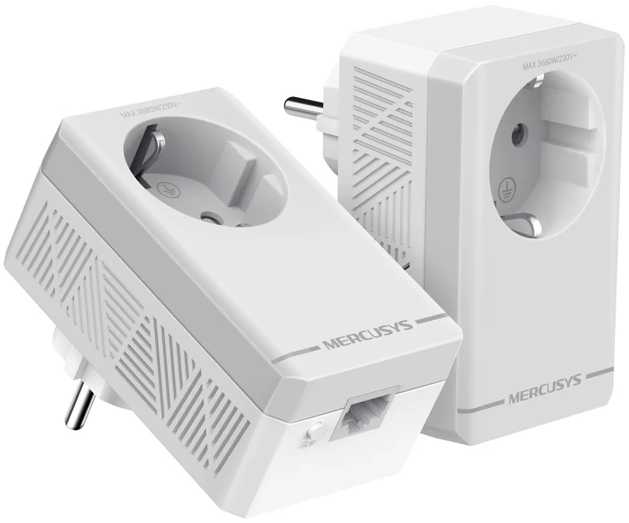Mercusys MP300P KIT V1 - Powerline Starter Kit - sada napájecího adaptéru - zapojitelný do zdi (balení 2)