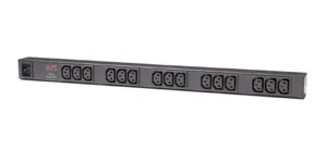 APC Basic Rack PDU Zero U - Pásek na rozvod silnoproudu (k montáži na regál) - AC 120/208/230 V - vstup: IEC 60320 C20 - výstupní konektory: 15 (power IEC 60320 C13) - 0U - 2.4 m kabel - černá - pro P/N: SMX1500RM2UCNC, SMX2KR2UX145, SMX3KR2UNCX145, SMX75