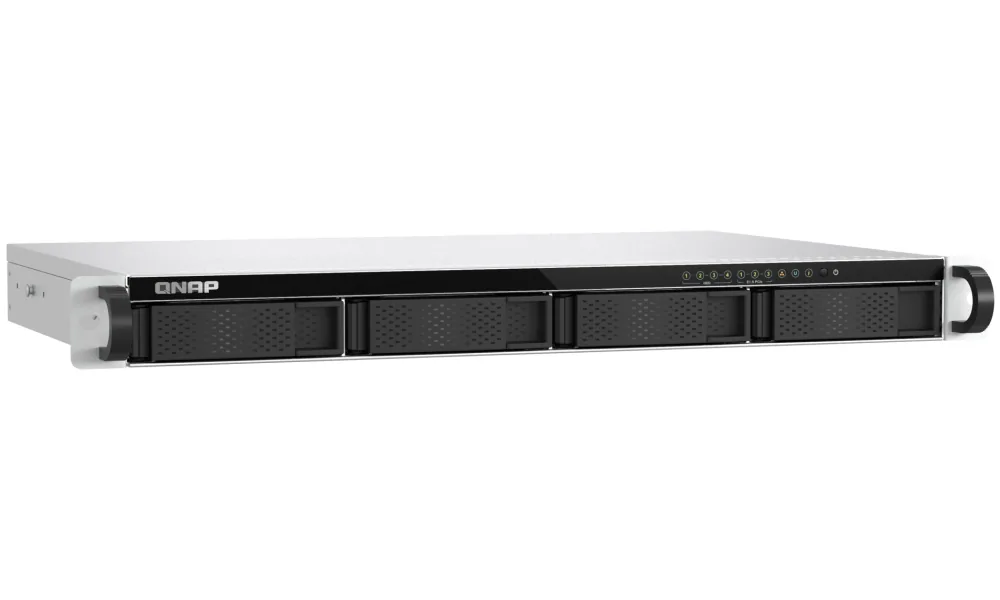 QNAP TS-h765eU-8G (4core 3,4GHz, 8GB RAM, 4x SATA, 3x E1.S M.2, 2x 2,5GbE, vol. 10GbE, malá hloubka)