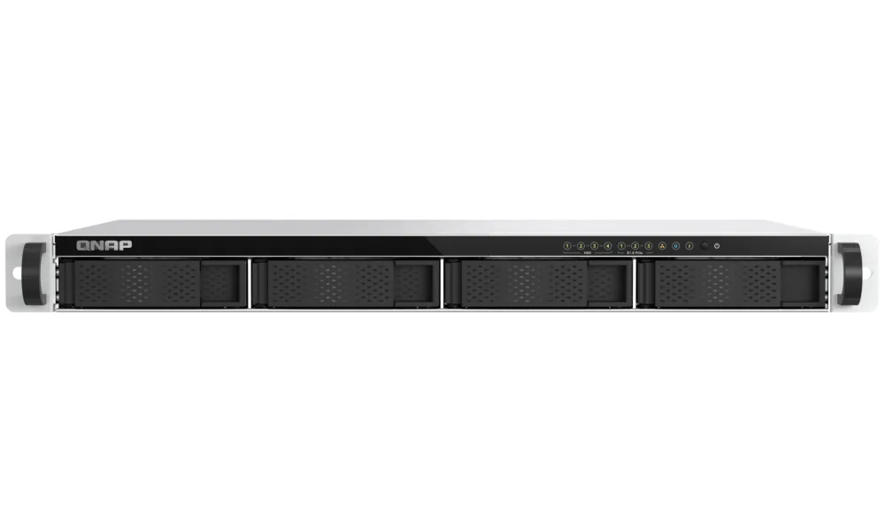 QNAP TS-h765eU-8G (4core 3,4GHz, 8GB RAM, 4x SATA, 3x E1.S M.2, 2x 2,5GbE, vol. 10GbE, malá hloubka)