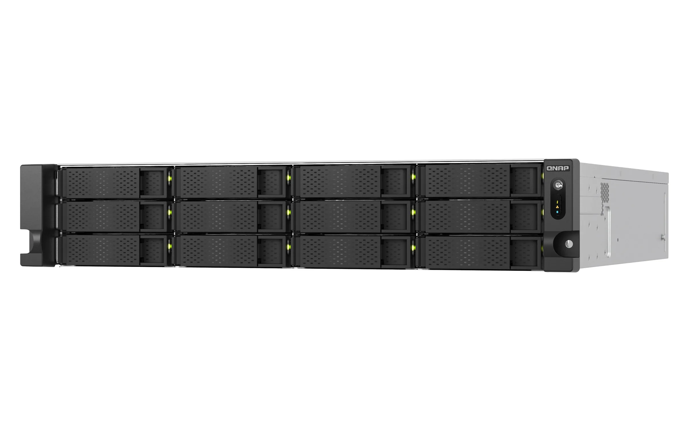 QNAP TS-h1277AXU-RP-R5-16G (Ryzen Pro 5,1GHz, ZFS, 16GB DDR5 RAM, 12x SATA, 2x 2,5GbE, 2x 10GbE)