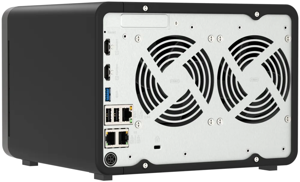 QNAP TS-AI642-8G AI Tower NAS (6-bay 3.5", 8GB(not expandable), 2xHDMI, 2x1GbE, 1x 2.5GbE, 1xPCIe Gen3x2)