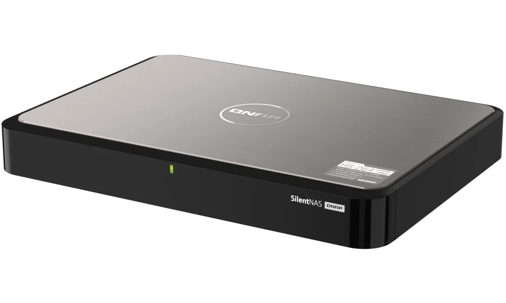 QNAP HS-264-8G (4core 2,9GHz, 8GB RAM, 2x SATA, 2x 2,5GbE, 2x HDMI 4K, 2x USB, tichý)