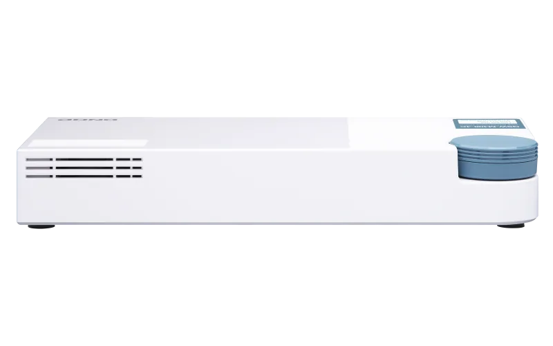 QNAP managovatelný switch QSW-M408-4C (12 portu: 8x Gigabit port + 4x 10G SFP+ 10GbE kombo porty)