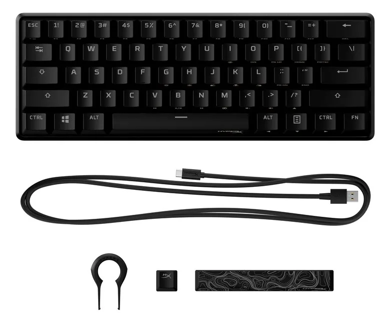 HyperX Alloy Origins 60 - Mechanical Gaming Keyboard - HX Aqua - rozbaleno