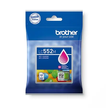 Brother LC552M - Purpurová - originální - polštárový balícek - inkoustová cartridge