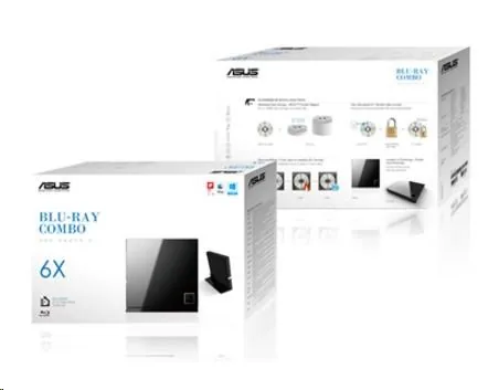 BD ASUS SBC-06D2X-U 6x, USB, externí, černá