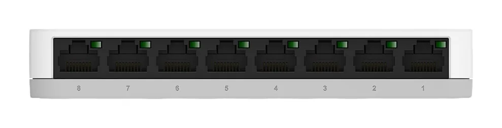 D-Link GO-SW-8GE - Přepínač - neřízený - 8 x 10/100/1000 - desktop