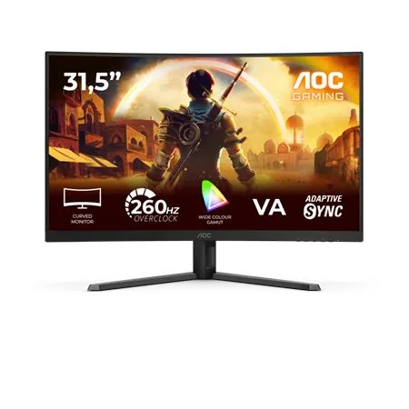 AOC Gaming/C32G42ZE/31,5"/VA/FHD/260Hz/0,3ms/Černá/3R