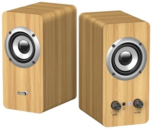 Genius reproduktory SP-HF400, 10W, hnědá