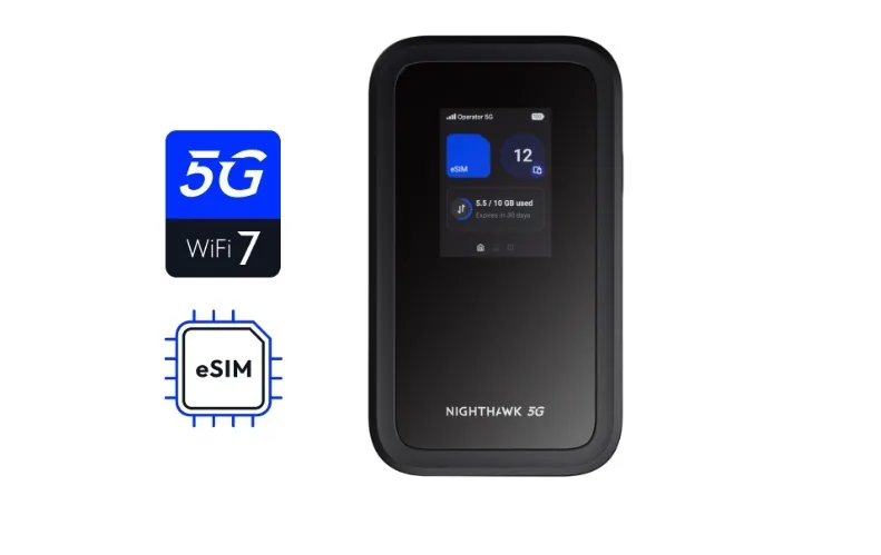 NETGEAR Nighthawk M7 - Mobilní hotspot - 5G - 3.6 Gbps - Wi-Fi 5, Wi-Fi 6, Wi-Fi 7