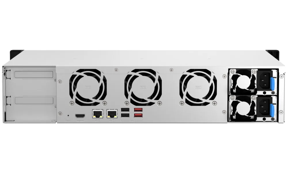 QNAP TS-864eU-RP-8G (4core 2,9GHz, 8GB RAM, 8xSATA, 2x2,5GbE, 1xPCIe, 1xHDMI, 2xzdroj, malá hloubka)