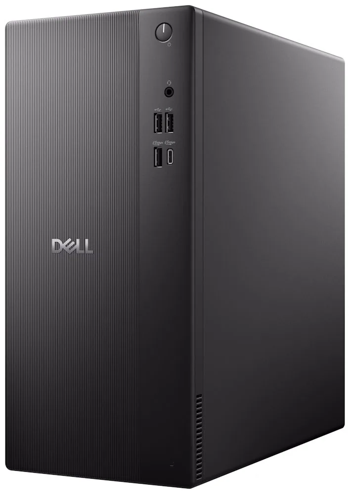 Dell Pro Tower Essential QVT1260 - AI PC - věž Core i3 i3-14100 / až 4.7 GHz - RAM 8 GB - SSD 512 GB - NVMe, QLC, Class 25 - UHD Graphics 730 - Gigabit Ethernet, Bluetooth, IEEE 802.11ax (Wi-Fi 6) - Win 11 Pro - monitor: žádný - černá - BTP - s 3 roky Pro