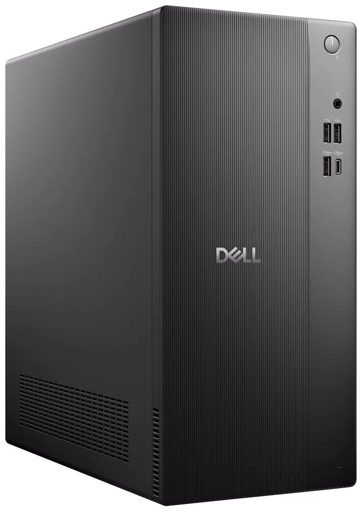 Dell Pro Tower Essential QVT1260 - AI PC - věž Core i3 i3-14100 / až 4.7 GHz - RAM 8 GB - SSD 512 GB - NVMe, QLC, Class 25 - UHD Graphics 730 - Gigabit Ethernet, Bluetooth, IEEE 802.11ax (Wi-Fi 6) - Win 11 Pro - monitor: žádný - černá - BTP - s 3 roky Pro