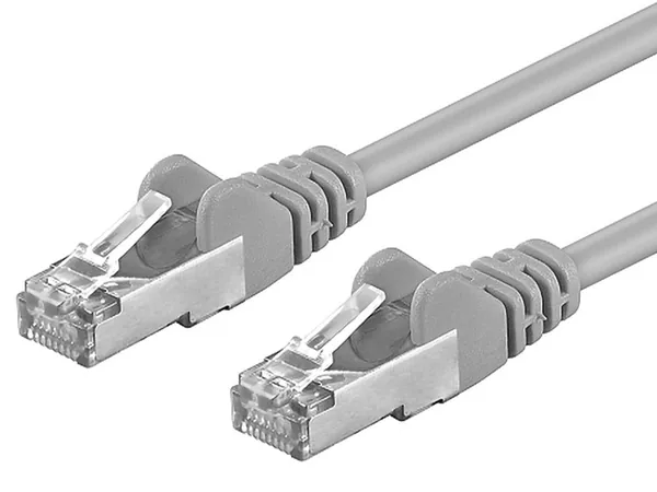 Premiumcord Patch kabel CAT 6a S-FTP,RJ45-RJ45,LSOH, AWG 26/7 5m šedá