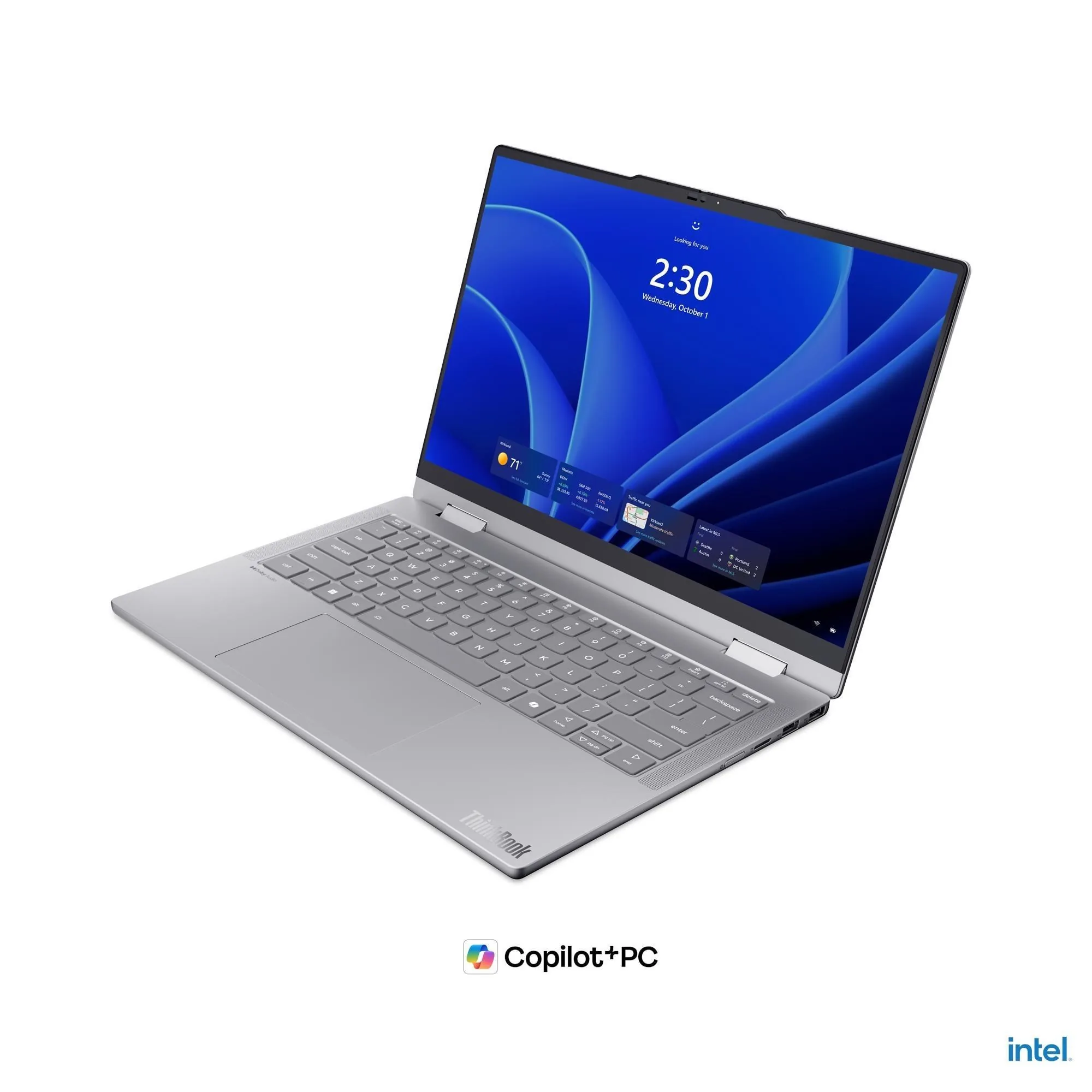 Lenovo ThinkBook 14 2-in-1 G6 IPL 22AR - Copilot+ PC - překlopitelný design - Intel Core Ultra 5 - 325 / až 4.5 GHz - Win 11 Pro - Intel Graphics - 16 GB RAM - 512 GB SSD NVMe - 14" IPS dotykový displej 1920 x 1200 - Wi-Fi 7, Bluetooth - měsíčně šedá ve d