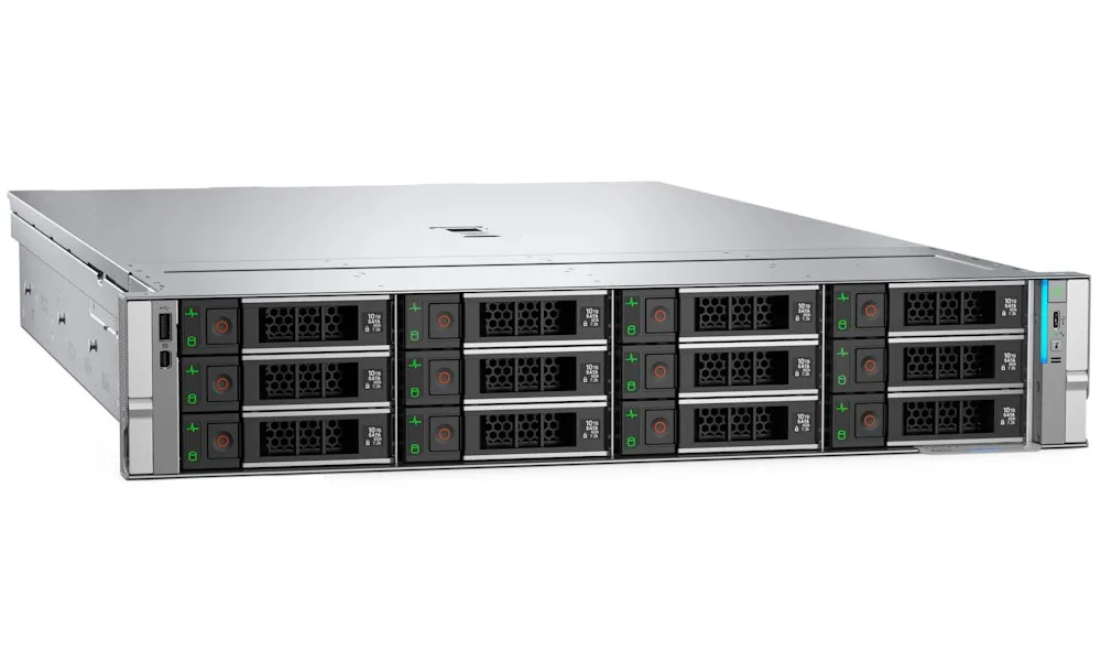 DELL PowerEdge R570 6507P, 1x32GB, 1x960GB SSD, 16x2.5" HP, H965i, iDRAC 10 Ent., 2x1100W, 2U, Rack, 3Y Basic on-site