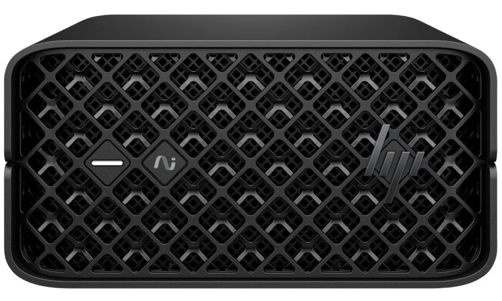 HP Workstation Z2 G1a - Copilot+ PC, AI PC, AI Workstation - mini 4U - 1 x Ryzen AI Max Pro 380 / až 4.9 GHz - RAM 32 GB - SSD 1 TB - NVMe - Radeon 8040S - Gigabit Ethernet, 2.5 Gigabit Ethernet - Win 11 Pro - monitor: žádný - hluboce černá - s HP 3 roky
