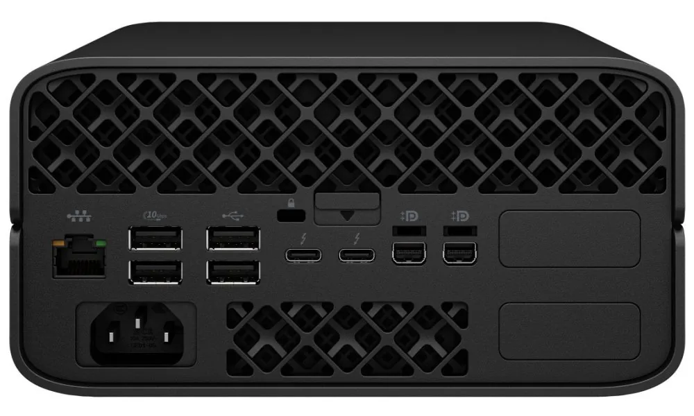 HP Workstation Z2 G1a - Copilot+ PC, AI PC, AI Workstation - mini 4U - 1 x Ryzen AI Max Pro 380 / až 4.9 GHz - RAM 32 GB - SSD 1 TB - NVMe - Radeon 8040S - Gigabit Ethernet, 2.5 Gigabit Ethernet - Win 11 Pro - monitor: žádný - hluboce černá - s HP 3 roky