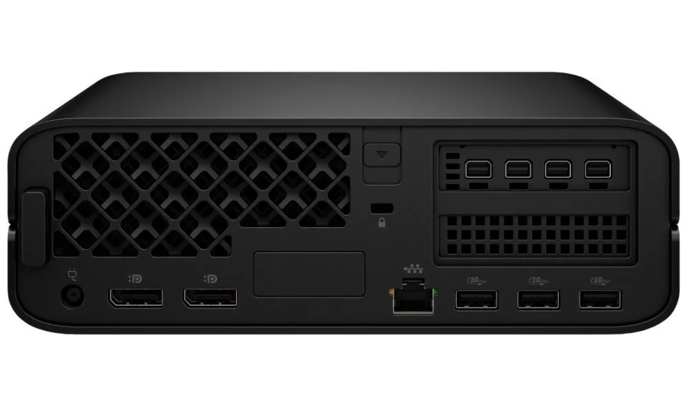 HP Workstation Z2 G1i - AI PC, AI Workstation - mini 5U - 1 x Core Ultra 7 265 / až 5.3 GHz - RAM 32 GB - SSD 1 TB - HP Z Turbo Drive, TLC - RTX A400 - Gigabit Ethernet, IEEE 802.11ax (Wi-Fi 6), Bluetooth 5.4, IEEE 802.11be (Wi-Fi 7) - Win 11 Pro - monito