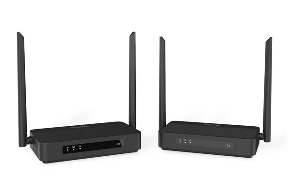DIGITUS 4K/60Hz Wireless HDMI KVM Extender Set, 100m, black