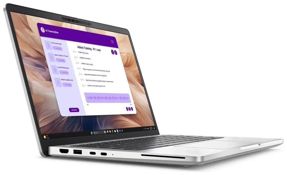 Dell Pro 13 Plus PB13250 - Copilot+ PC - Intel Core Ultra 5 - 236V / až 4.7 GHz - vPro Enterprise - Win 11 Pro - Arc Graphics 130V - 16 GB RAM - 512 GB SSD NVMe - 13.3" IPS dotyková obrazovka 1920 x 1200 (Full HD Plus) - NFC, Wi-Fi 7 - platinová stříbrná