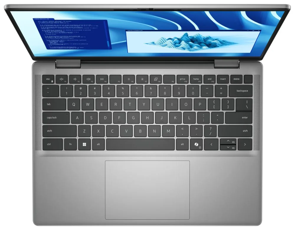 Dell Latitude 7455 - Copilot+ PC - Snapdragon X Elite - X1E-80-100 / až 4 GHz - Win 11 Pro - Qualcomm Adreno - 32 GB RAM - 512 GB SSD NVMe, TLC - 14" IPS dotyková obrazovka 2560 x 1600 (QHD+) - Wi-Fi 7 - titanová šedá - BTP - s 3 roky ProSupport