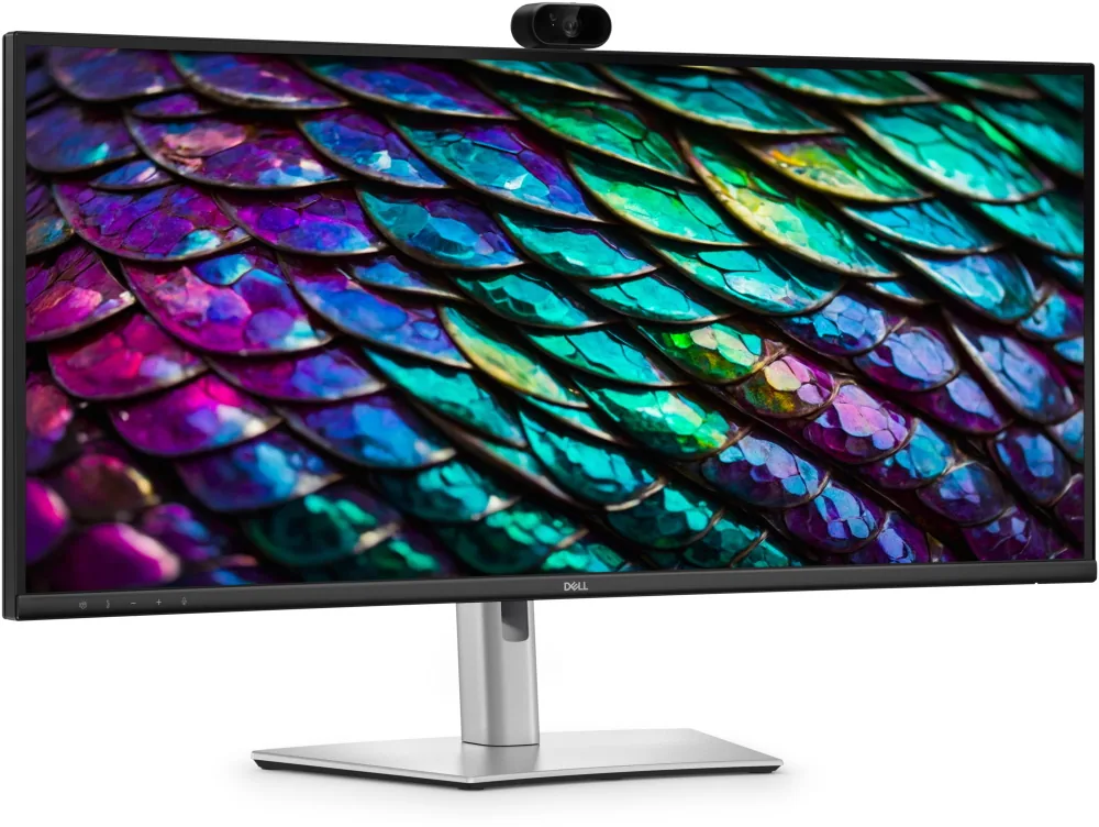 Dell Pro P P3426WEB - LED monitor - zakřivená - 34" (34.1" zobrazitelný) - 3440 x 1440 UWQHD @ 100 Hz - IPS - 350 cd/m? - 1500:1 - 5 ms - HDMI, DisplayPort, USB-C - reproduktory - černá - BTO - s 3 roky Advanced Exchange Service and Premium Panel Exchange