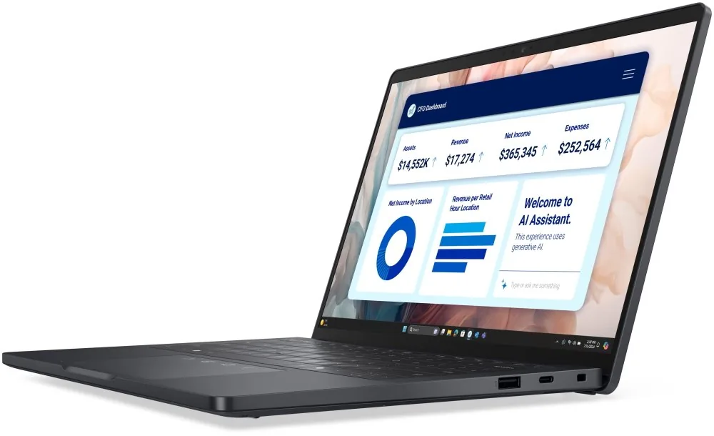 Dell Pro 13 Premium PA13250 - Copilot+ PC - Intel Core Ultra 5 - 236V / až 4.7 GHz - Intel Evo vPro Enterprise Platform - Win 11 Pro - Arc Graphics 130V - 16 GB RAM - 512 GB SSD NVMe, TLC, Class 35 - 13.3" IPS 1920 x 1200 (Full HD Plus) - Wi-Fi 7 - magnet