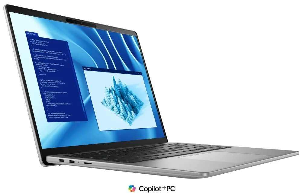 Dell Latitude 7455 - Copilot+ PC - Snapdragon X Elite - X1E-80-100 / až 4 GHz - Win 11 Pro - Qualcomm Adreno - 32 GB RAM - 1 TB SSD NVMe, TLC - 14" IPS dotyková obrazovka 2560 x 1600 (QHD+) - Wi-Fi 7 - titanová šedá - BTP - s 3 roky ProSupport