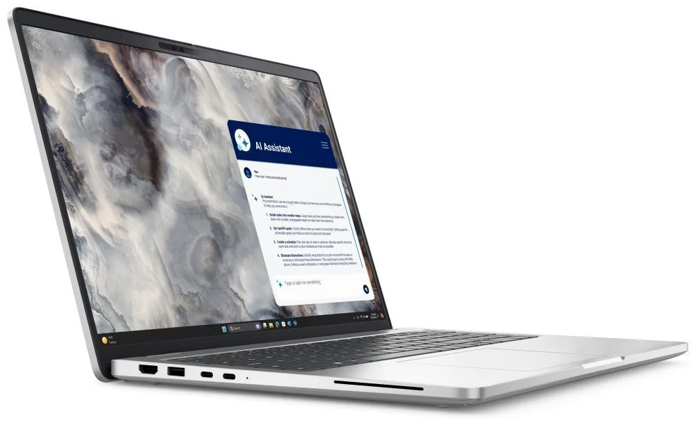 Dell Pro 16 Plus PB16250 - Copilot+ PC - Intel Core Ultra 5 - 236V / až 4.7 GHz - vPro Enterprise - Win 11 Pro - Arc Graphics 130V - 16 GB RAM - 512 GB SSD NVMe - 16" IPS 1920 x 1200 (Full HD Plus) - NFC, Wi-Fi 7 - platinová stříbrná - BTP - s 3 roky ProS