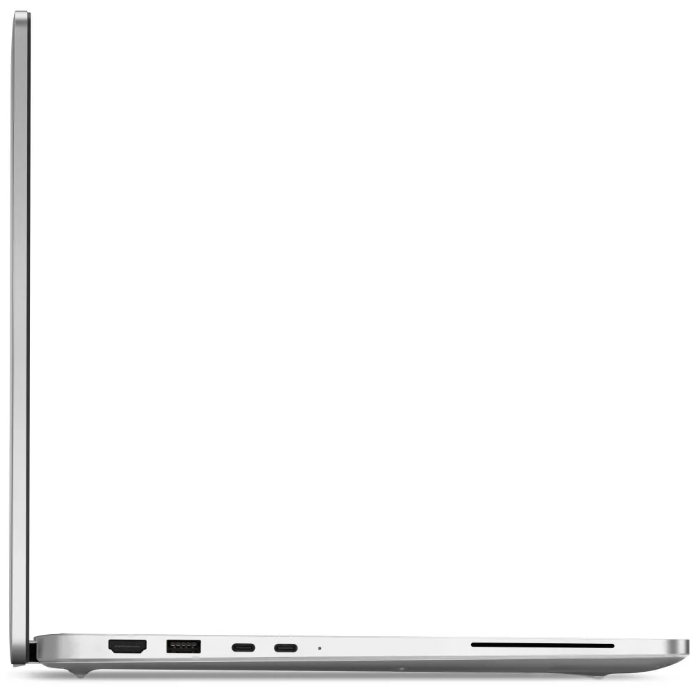 Dell Pro 16 Plus PB16250 - Copilot+ PC - Intel Core Ultra 5 - 236V / až 4.7 GHz - vPro Enterprise - Win 11 Pro - Arc Graphics 130V - 16 GB RAM - 512 GB SSD NVMe - 16" IPS 1920 x 1200 (Full HD Plus) - NFC, Wi-Fi 7 - platinová stříbrná - BTP - s 3 roky ProS