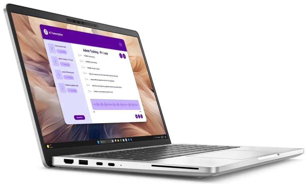 Dell Pro 13 Plus PB13250 - Copilot+ PC - Intel Core Ultra 5 - 236V / až 4.7 GHz - vPro Enterprise - Win 11 Pro - Arc Graphics 130V - 16 GB RAM - 512 GB SSD NVMe - 13.3" IPS 1920 x 1200 (Full HD Plus) - NFC, Wi-Fi 7 - platinová stříbrná - BTP - s 3 roky Pr