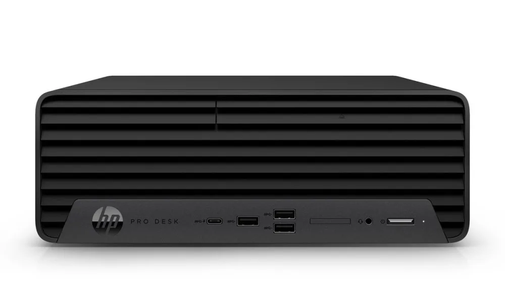 HP Pro 400 G9 - SFF Core i3 i3-14100 / až 4.7 GHz - RAM 8 GB - SSD 512 GB - NVMe - UHD Graphics 730 - Gigabit Ethernet - Win 11 Pro - monitor: žádný - klávesnice: česká/slovenská - černý konektor - Smart Buy