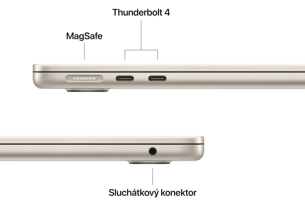 Apple MacBook Air 13"/M5/13,6"/2560x1664/16GB/512GB/M5/Tahoe/Starlight/1R