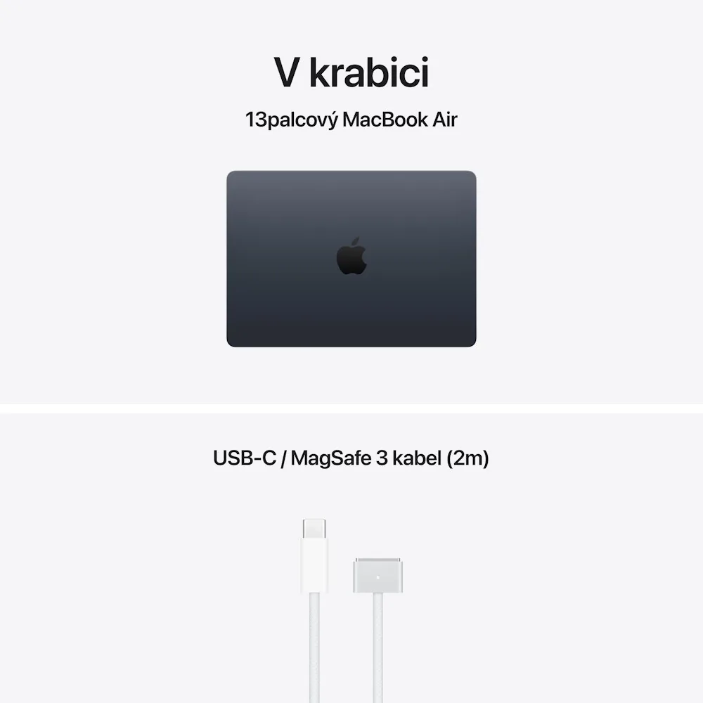 Apple MacBook Air 13"/M5/13,6"/2560x1664/16GB/1TB/M5/Tahoe/Midnight/1R