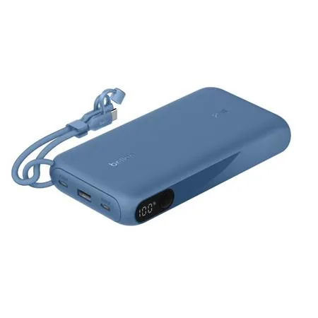 Belkin BOOST CHARGE USB-C Power Delivery PowerBanka s displejem, 20000mAh, 20W, modrá