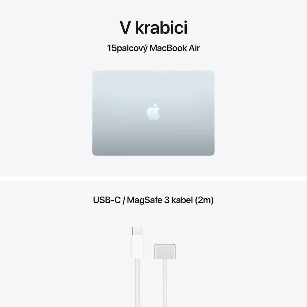 Apple MacBook Air 15"/M5/15,3"/2880x1864/16GB/1TB/M5/Tahoe/Sky Blue/1R