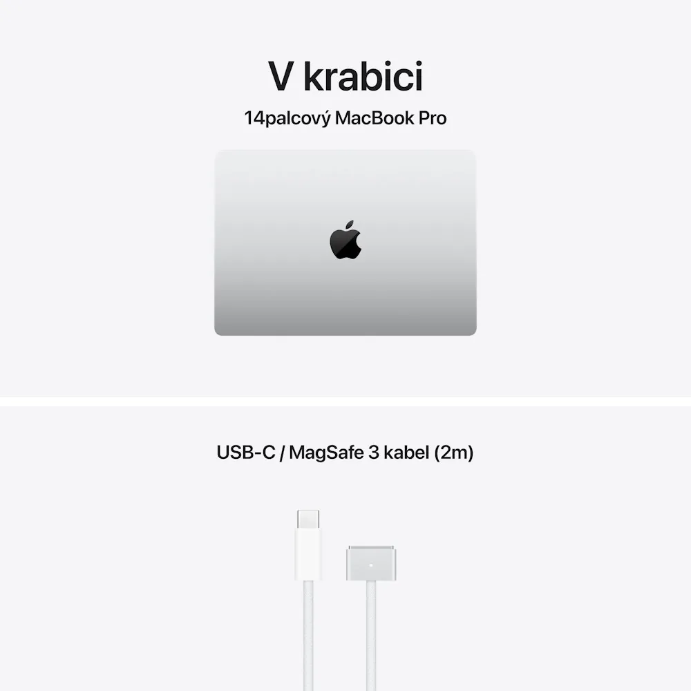 Apple MacBook Pro 14"/M5/14,2"/3024x1964/16GB/1TB/M5/Tahoe/Silver/1R