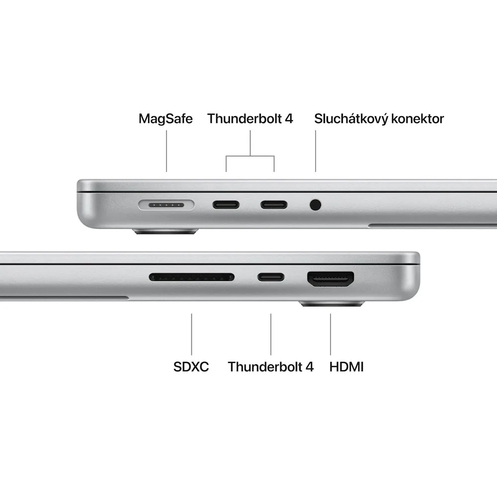 Apple MacBook Pro 14"/M5/14,2"/3024x1964/16GB/1TB/M5/Tahoe/Silver/1R