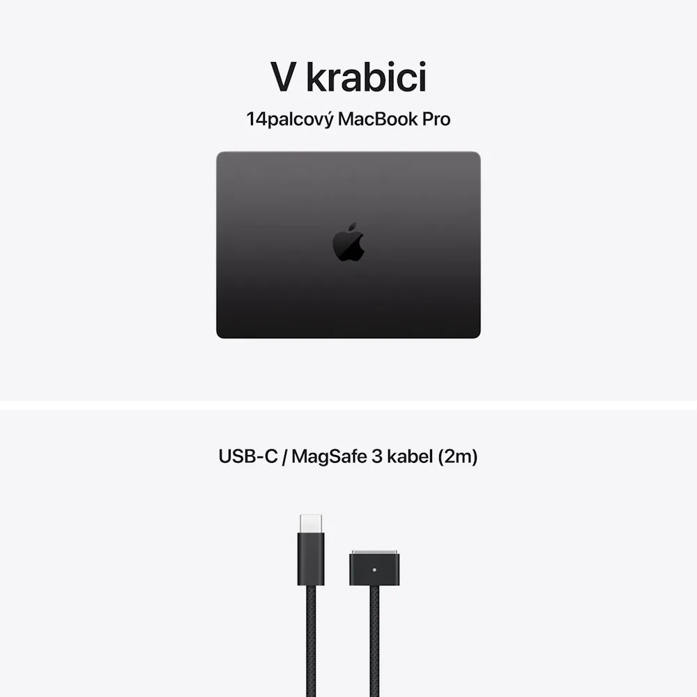 Apple MacBook Pro 14"/M5/14,2"/3024x1964/16GB/1TB/M5/Tahoe/Space Black/1R