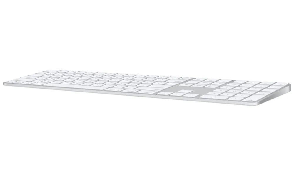 Apple Magic Keyboard Numeric Touch ID/Bezdrátová Bluetooth/CZ layout/Bílá