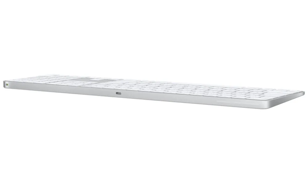 Apple Magic Keyboard Numeric Touch ID/Bezdrátová Bluetooth/CZ layout/Bílá