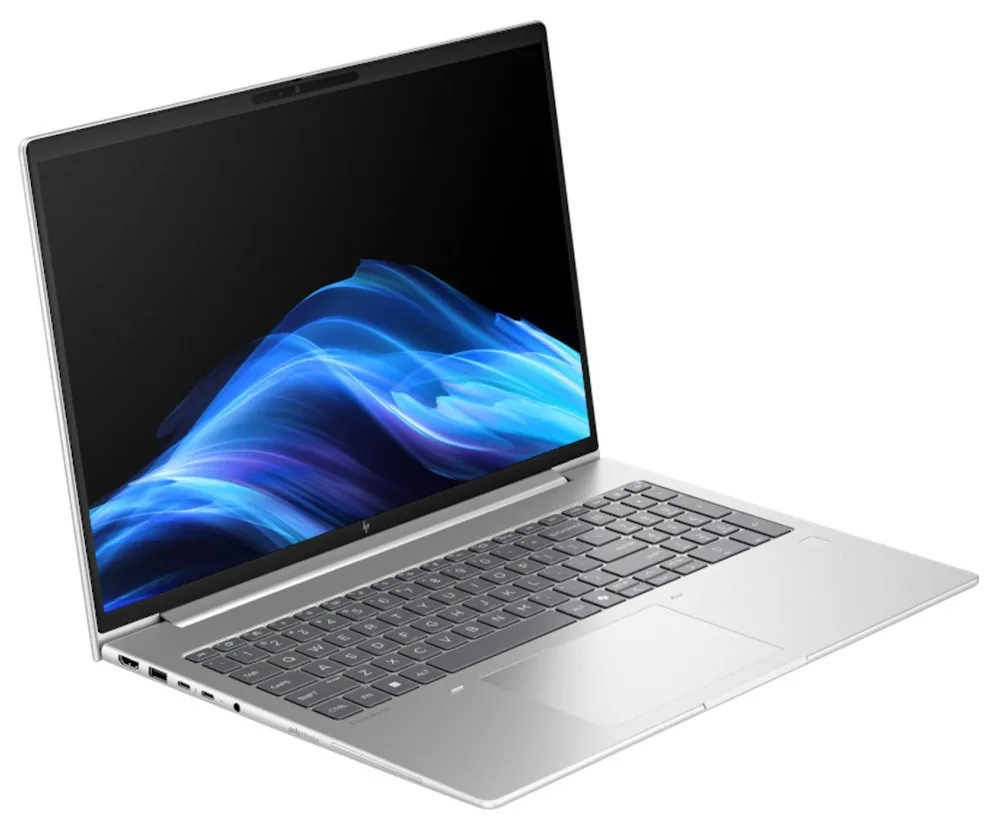 HP EliteBook 6 G1i Notebook AI - AI PC - design se závěsem 177 stupňů - Intel Core Ultra 5 - 225U / až 4.8 GHz - Win 11 Pro - Intel Graphics - 16 GB RAM - 512 GB SSD NVMe - 16" IPS 1920 x 1200 - Gigabit Ethernet - Wi-Fi 7, Bluetooth - stříbrný hliník - kb