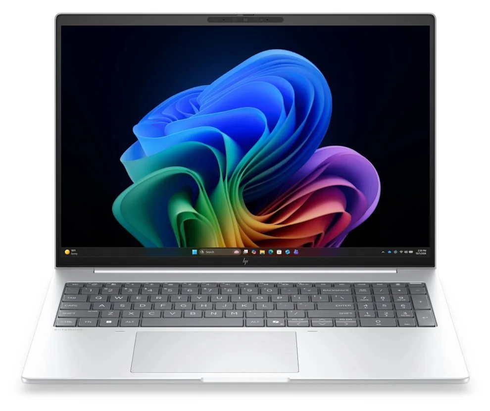 HP EliteBook 8 G2i Notebook Next Gen AI - Copilot+ PC - Design pantu 169 stupňů - Intel Core Ultra 5 - 325 / až 4.5 GHz - Win 11 Pro - Intel Graphics - 16 GB RAM - 512 GB SSD NVMe - 16" IPS 1920 x 1200 - Wi-Fi 7, Bluetooth 6.0 - hladký stříbrný hliník - k