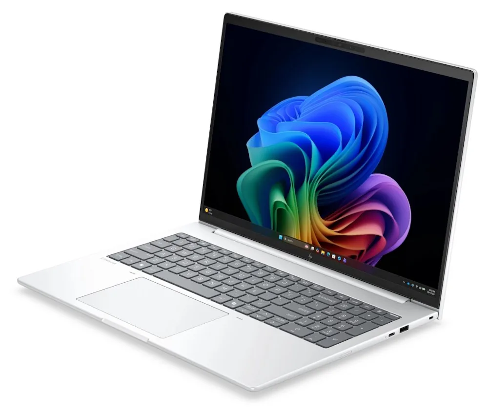 HP EliteBook 8 G2i Notebook Next Gen AI - Copilot+ PC - Design pantu 169 stupňů - Intel Core Ultra 5 - 325 / až 4.5 GHz - Win 11 Pro - Intel Graphics - 16 GB RAM - 512 GB SSD NVMe - 16" IPS 1920 x 1200 - Wi-Fi 7, Bluetooth 6.0 - hladký stříbrný hliník - k